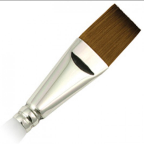 R&L Soft Grip Synthetic Sable - Flat Wash (SG75W) – 3/4" Plat