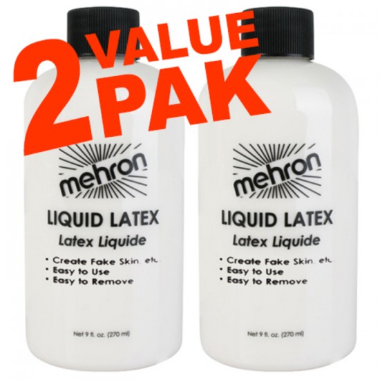 Mehron - Latex Liquide - Duo Pak 