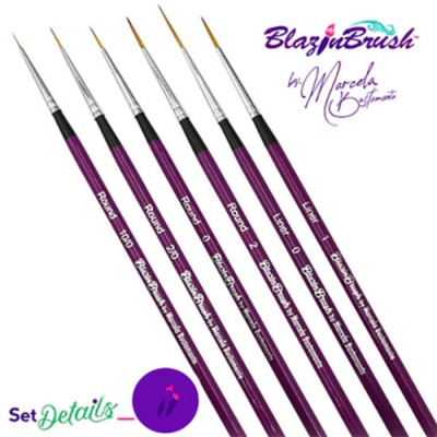 Blazin Brush by Marcela – Ens. Détails 
