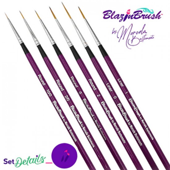 Blazin Brush by Marcela – Ens. Détails 