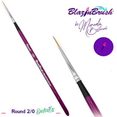 Blazin Brush by Marcela – Rond 2/0 - (0.4 in)