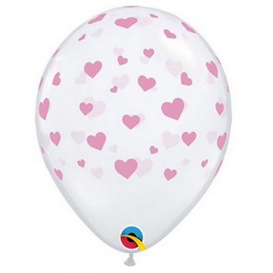 11 ''  Random Coeur  Clear / Rose