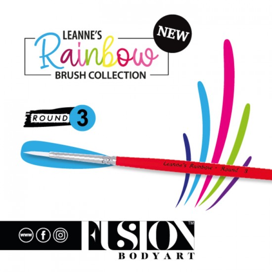 Pinceaux Leanne's Rainbow - Rond 3