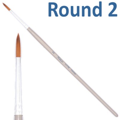 Pinceau Comet Grey - Rond 2