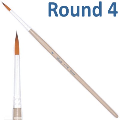 Pinceau Comet Grey - Rond 4