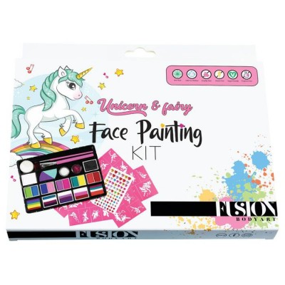 Fusion Body Art - Unicorn & Fairy Face Painting...
