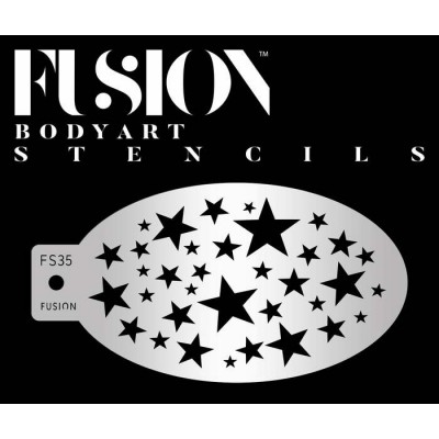 Fusion Stencil - Star Cluster Face Paint - FS35