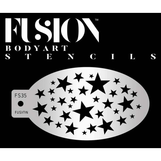 Fusion Stencil - Star Cluster Face Paint - FS35