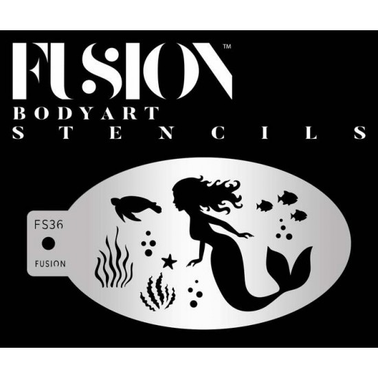 Fusion Stencil - Mermaid Underwater Adventure - FS36