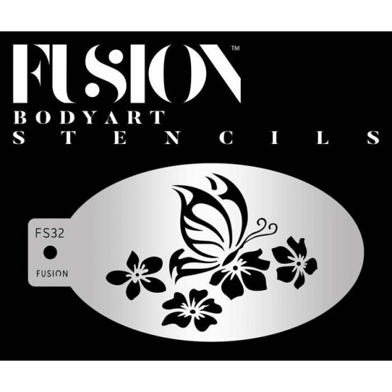 Fusion Stencil - Butterfly Flutter Face Paint - FS32 	