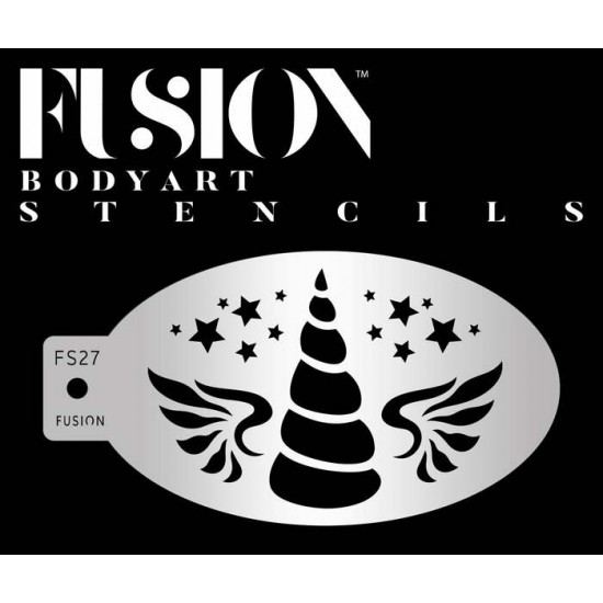 Fusion Stencil - Magical Unicorn Horn Face Paint - FS27	