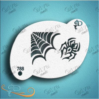 DIVA STENCILS - 788 Spider & Web - PigmentM