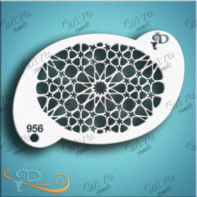 DIVA STENCILS - 956 Texture Starburst - PigmentM