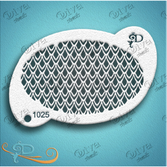 DIVA STENCILS - 1025 Scales 5 - PigmentM