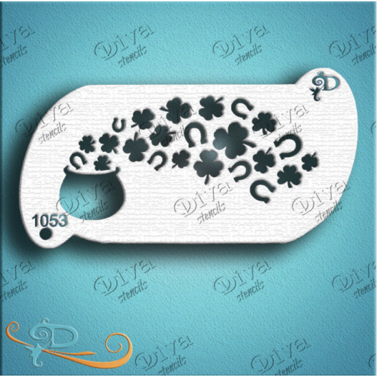 DIVA STENCILS - 1053 Pot of Gold 2 - PigmentM