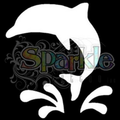 Sparkle Tattoo – Dolphin Splash - Glitter...