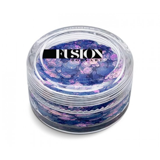 Fusion Glitter Cream Purple Butterflies