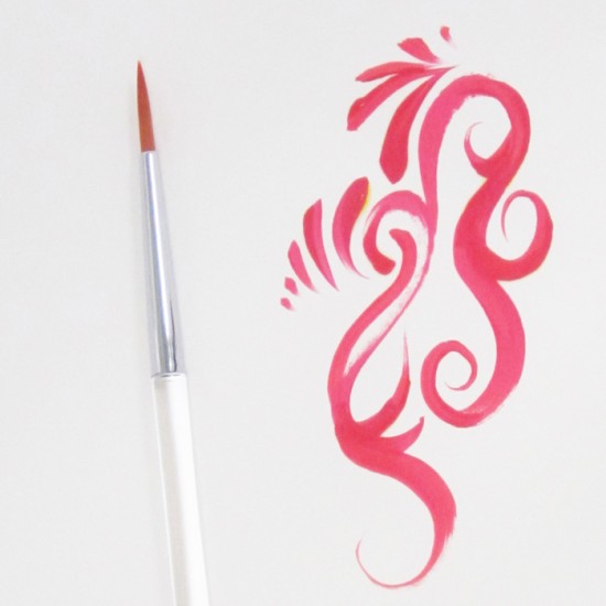 Paradise Makeup AQ Brush - Fine Round - Fin Allongé petit 811