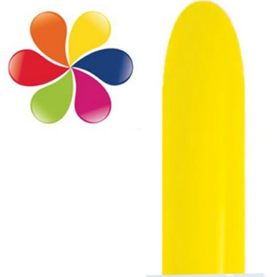 160 Ballon Sempertex - Fashion Torsion - Jaune