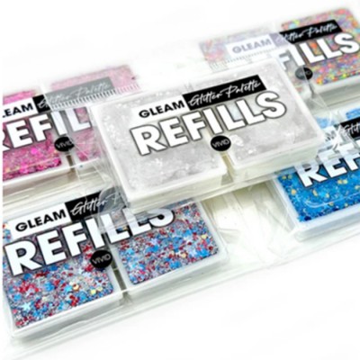 Vivid Glitter - REFILLS for Glitter Cream Palette - Aloha