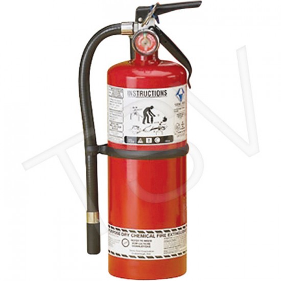 Extincteur d'incendie en acier, ABC, Capacité 5 lb