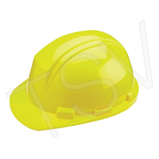 Casque de sécurité Mont-Blanc(MC), Suspension Rochet, Jaune Chacun