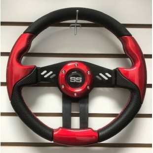 Volant sport rouge