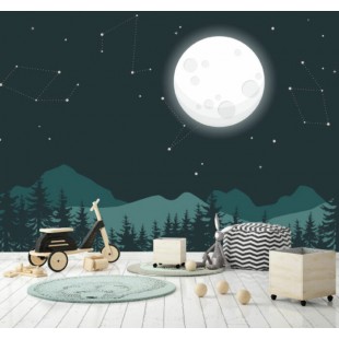 Murale 'Au clair de la lune'