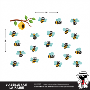 L'abeille fait la pair