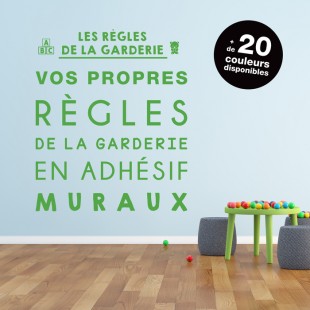Règles de garderie 'personnalisé'