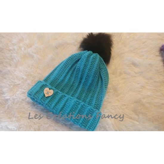 Tuque Turquoise Grandeur Universelle