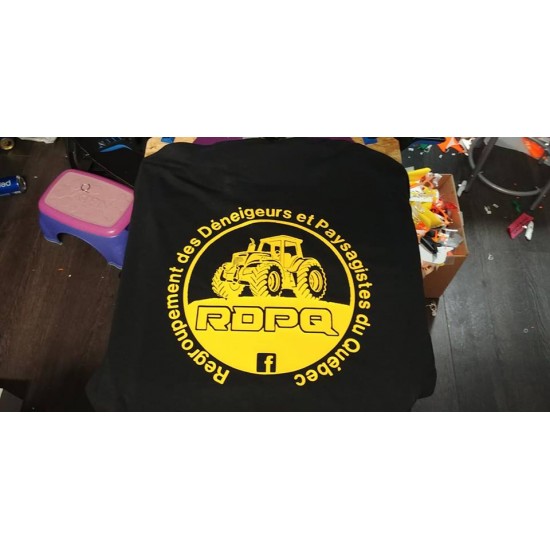 T-Shirt du Regroupement des Déneigeurs et Paysagistes du Québec 