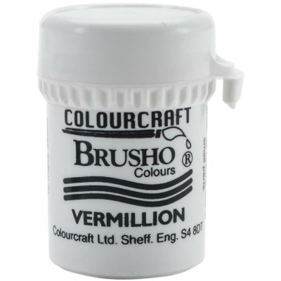 Colorfin - Brusho Crystal Colour 15g couleur «Vermilion»