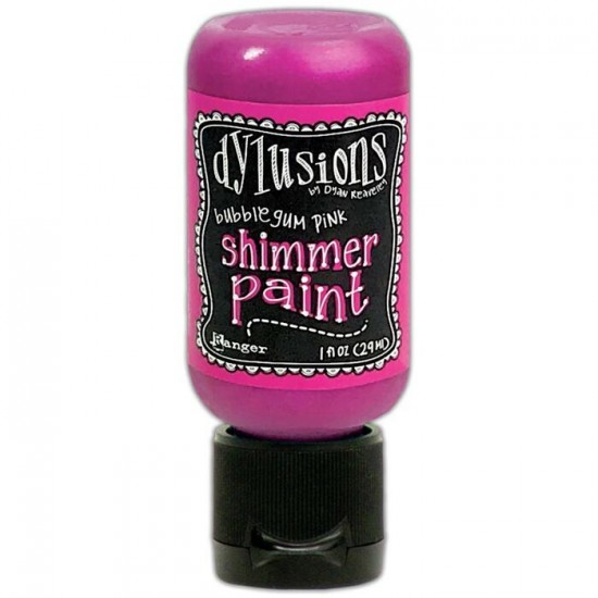 Dylusions - Shimmer Paint  «Bubblegum Pink» 1oz