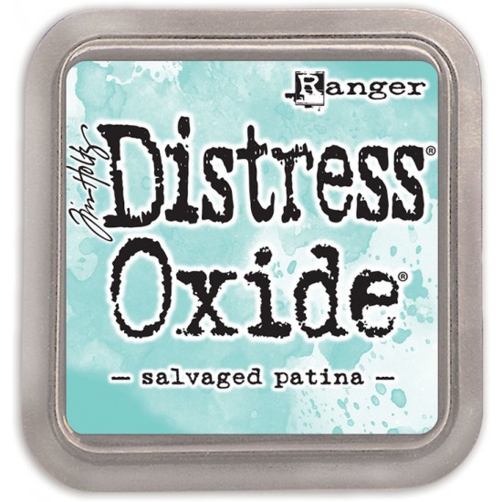 Distress Oxide Ink Pad - Tim Holtz - couleur «Salvaged Patina»