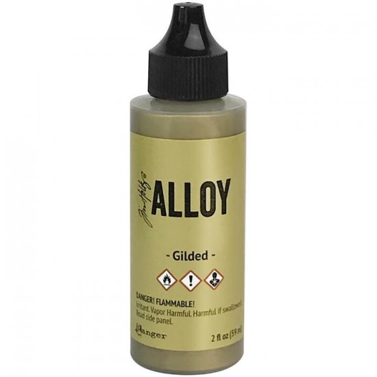 Tim Holtz - Encre  Alloy couleur «Gilded» 2oz