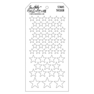 Tim Holtz - Layered Stencil «Stars» 4.125