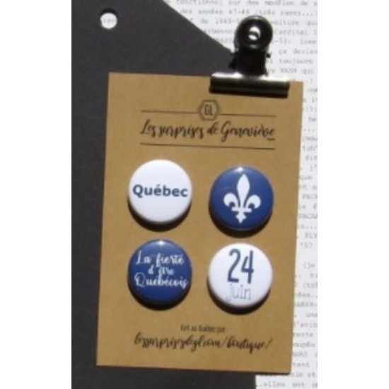 Les Surprises de Geneviève - badge 58 «Kit Fête...