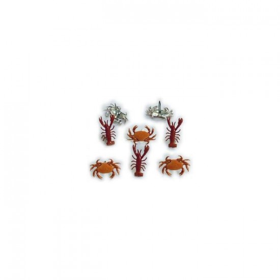 Eyelet Outlet - Brads «Crab & Lobster» paquet de...