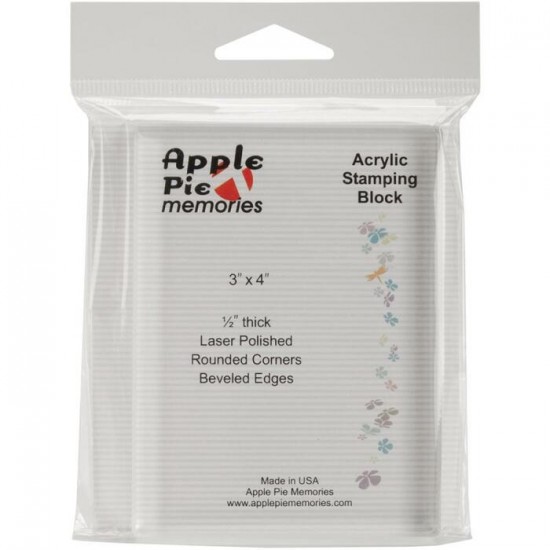 Apple Pie - Bloc transparent en acrylique 3
