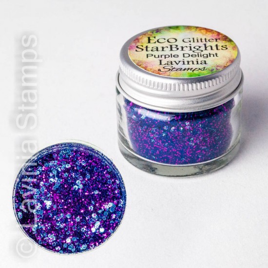 Lavinia - Eco Glitter couleur «Purple Delight»...