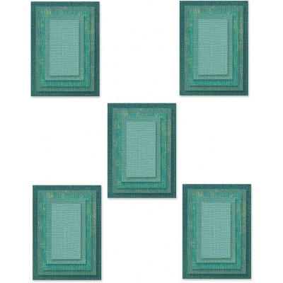 Sizzix - Thinlits Dies de Tim Holtz «Stacked Rectangles»  25 matrices   