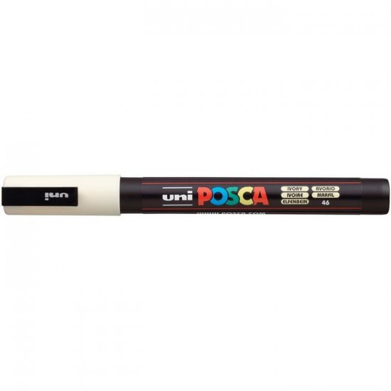 POSCA marqueurs  «Peinture acrylique» couleurs «Blanc» 3M  1 pièce