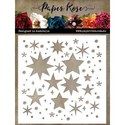 Paper Roses - Stencil «Starburst» 6