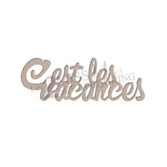 Les 2 Miss scrapbooking - Chipboard «C'est les...