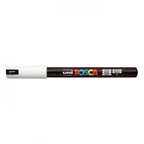 POSCA marqueurs  «Peinture acrylique» couleurs «Pointe extra-fine Blanc 0.7 mm»  1 pièce