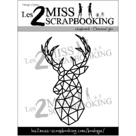 Les 2 Miss scrapbooking - Chipboard «Chevreuil...