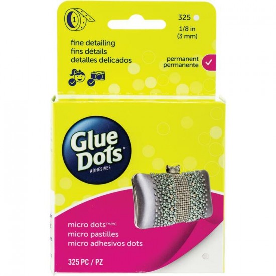 Glue Dots  micro 1/8" (3mm)   325 pc