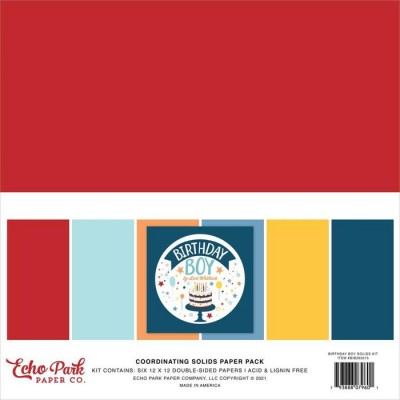 Echo Park - Bloc de  papier  «Birthday Boy»  12