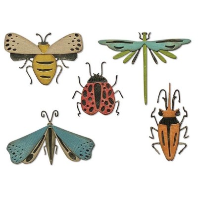 Sizzix - Thinlits Dies de Tim Holtz «Funky Insects»